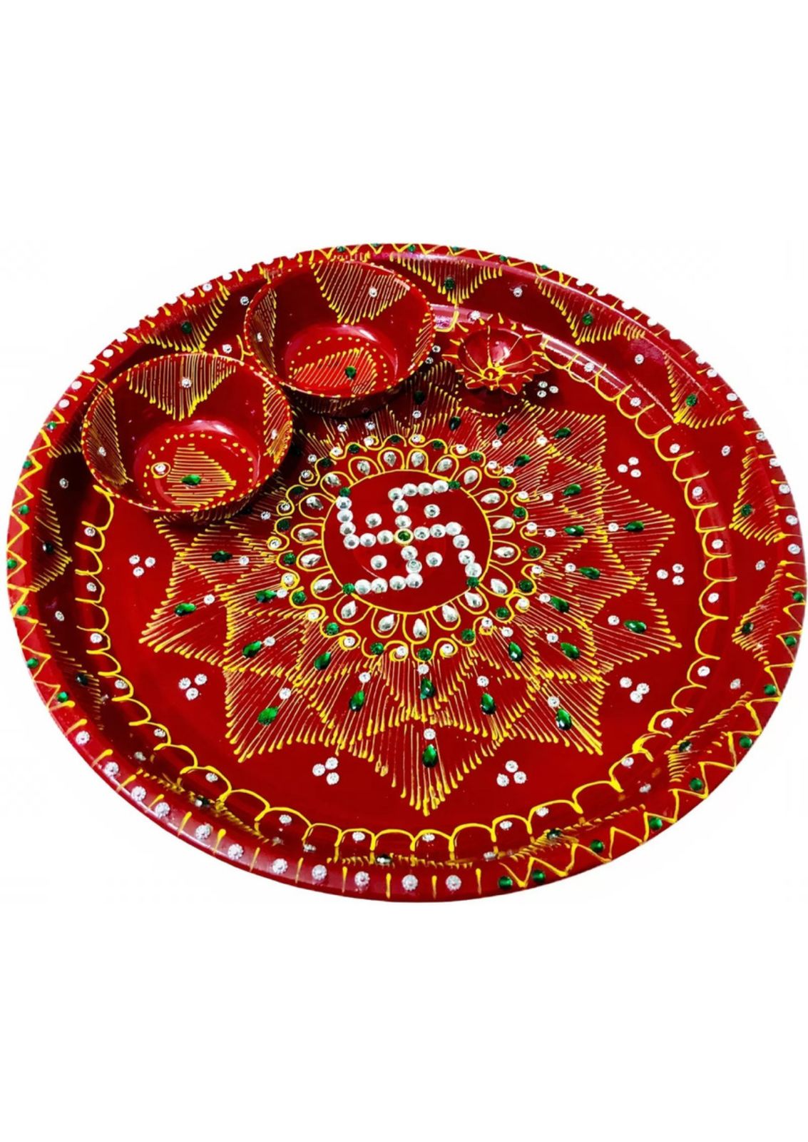 Decorated Pooja Thali